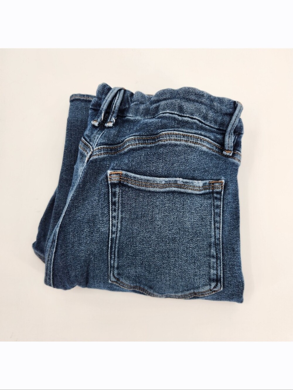 Good American High Rise Straight Leg Jeans Womens Size 12/31 Dark Wash Denim - Picture 7 of 7